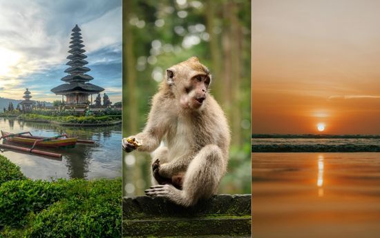 Stunning overview of Bali's top attractions - rice terraces, temples, beaches and adventures